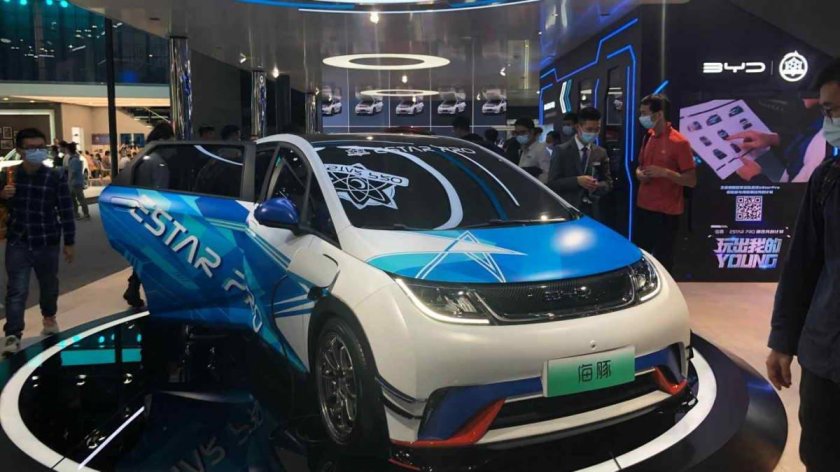 BYD электромобиль 2022