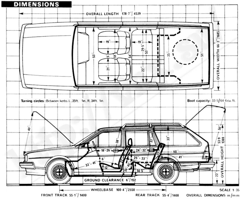 Габариты Фольксваген Пассат б3 седан