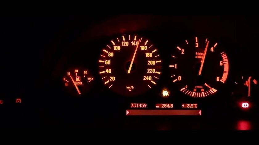 BMW e39 спидометр