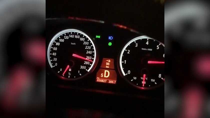 Спидометр 280 км ч БМВ
