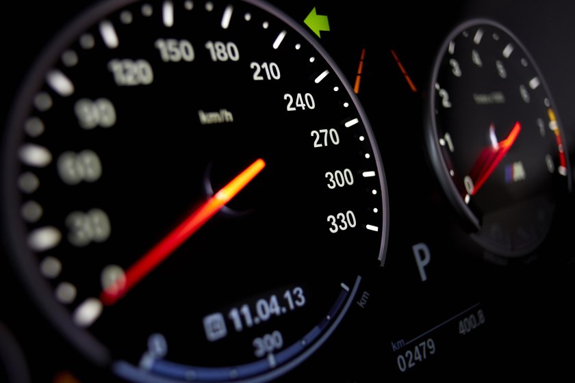 BMW m6 спидометр