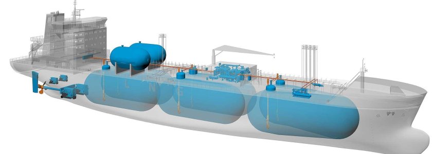 Топливная цистерна на судне