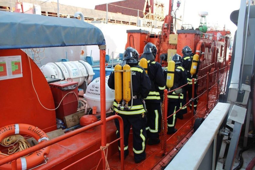 Средства пожаротушения на судне