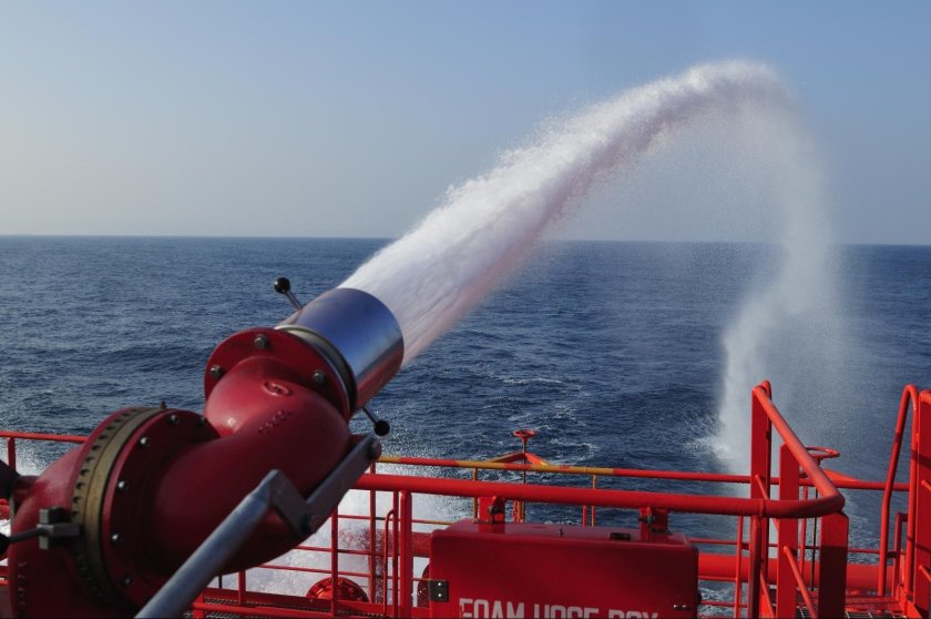 Система пожаротушения на судне