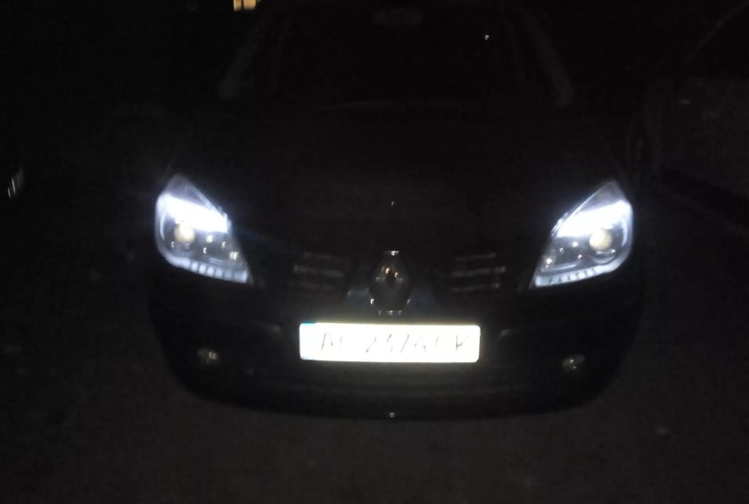 Лампа габаритная Рено Сценик 2