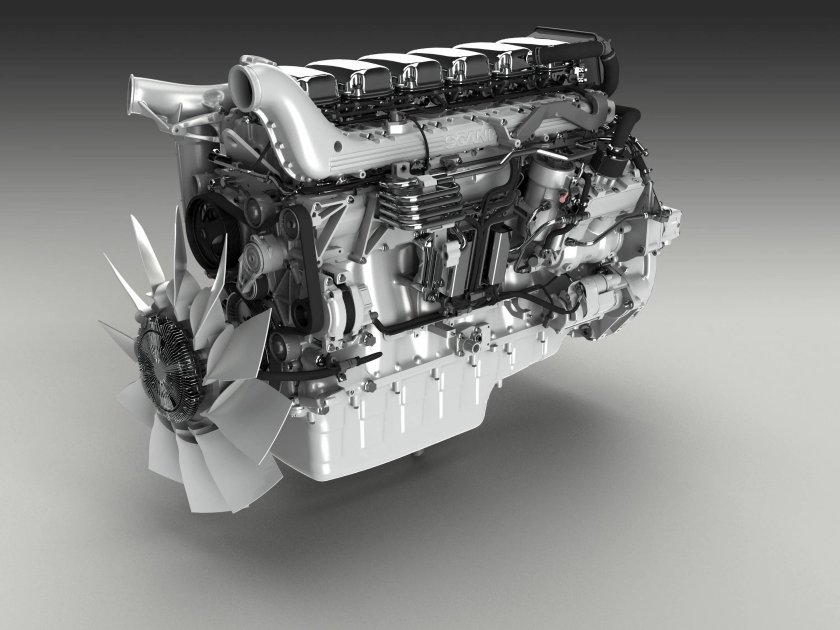 Двигатель Скания 6 цилиндровый