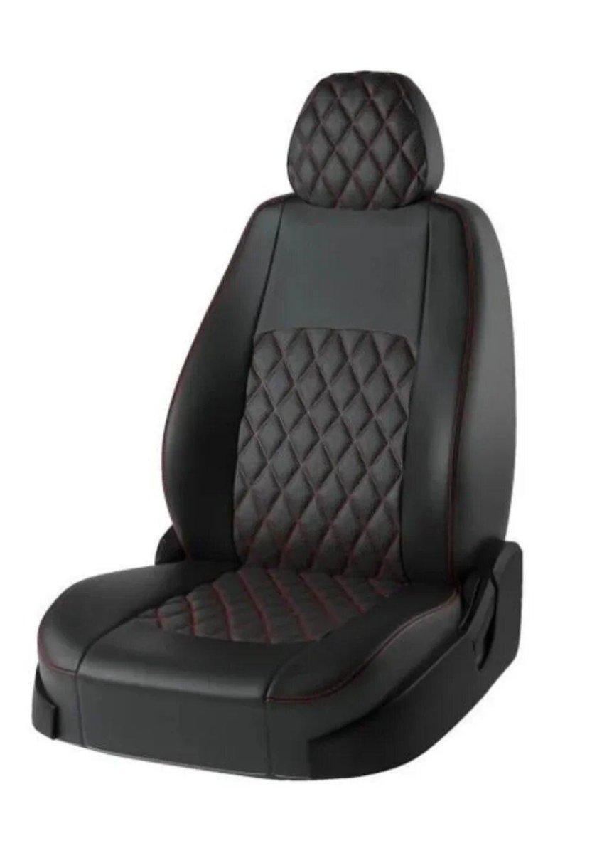 Авточехлы «Lord auto Турин ромб экокожа» Lada Granta