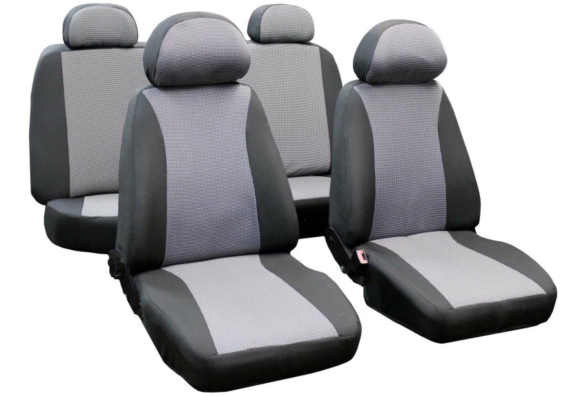 Чехлы на сиденья Renault Logan c 2004 1/1 Оптима жаккард черный