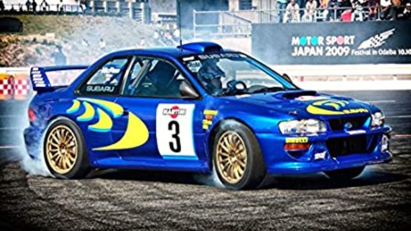 Субару Импреза ралли дрифт