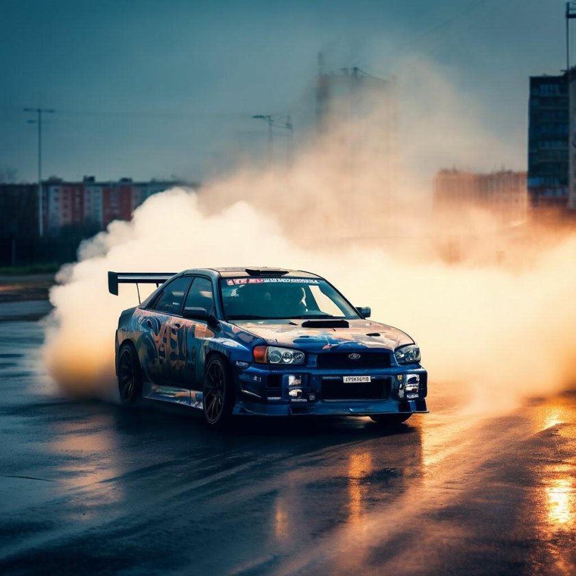 Subaru impreza дрифт