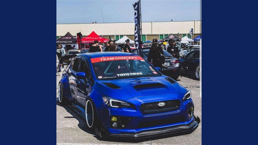 Субару WRX STI дрифт