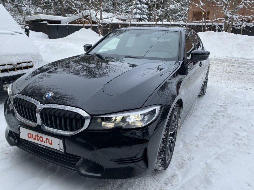 BMW 3 серии g20 зимой
