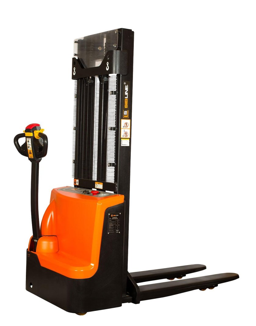 Штабелер электрический самоходный с платформой