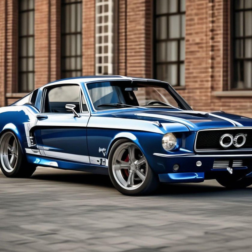 Ford mustang shelby gt 500 1967 обои