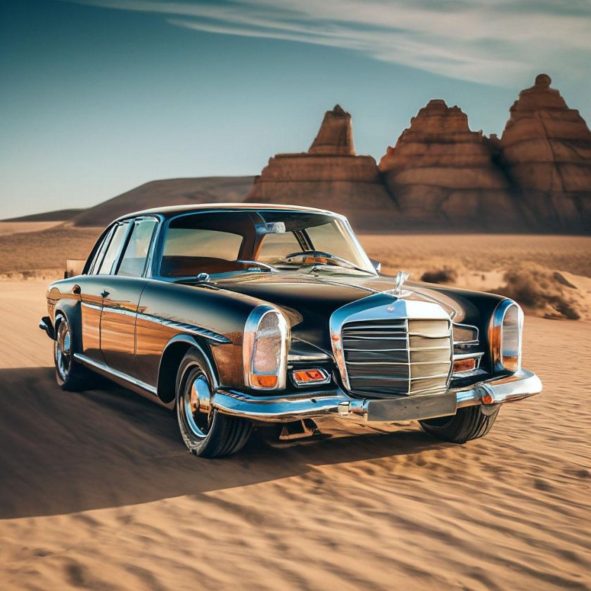 Старые мерседес