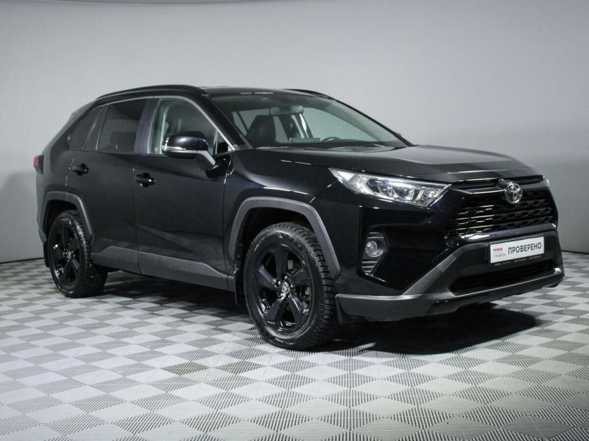 Тойота рав 4 черная
