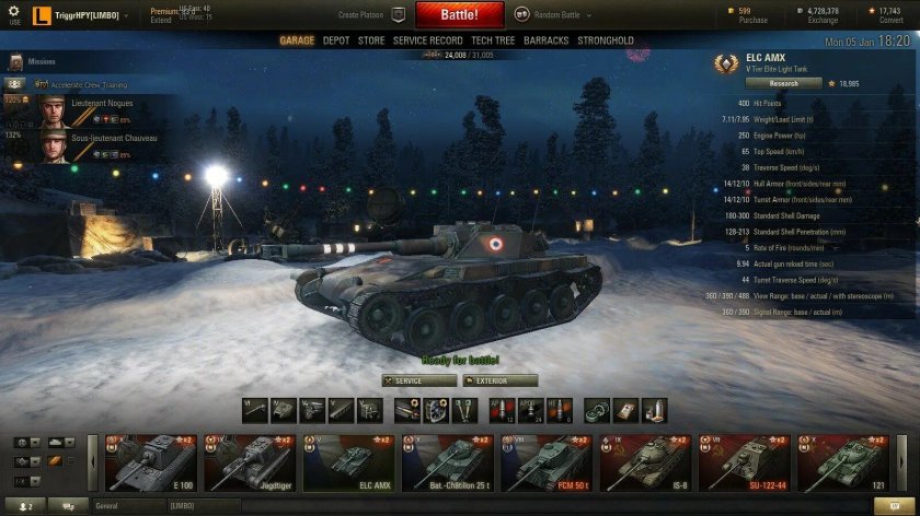 Оборудование на АМХ 50 100 блиц