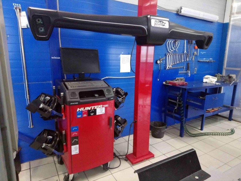 Стенд для развал схождения hanter600