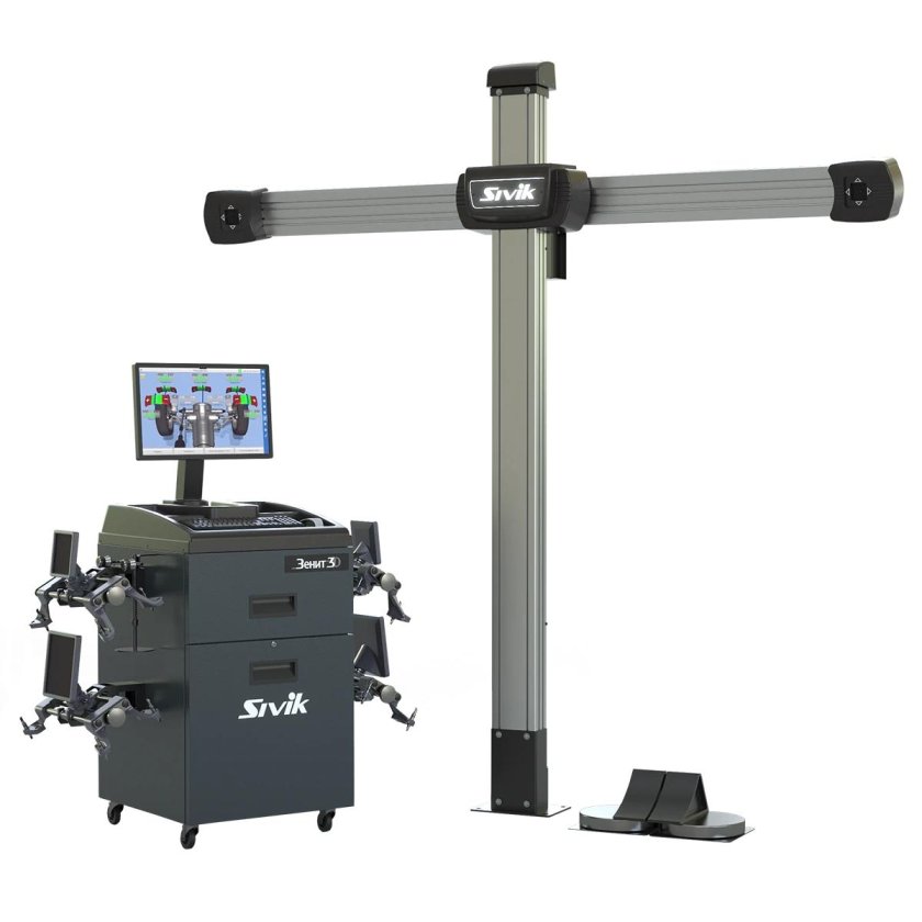 Стенд сход развал sivik зенит 3d