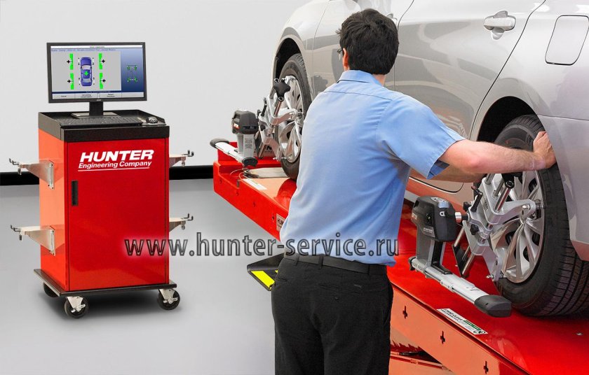 Стенд развал схождения Hunter pa100