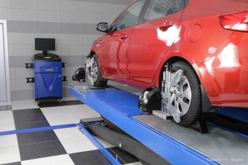 Стенд развал схождения Техновектор 5