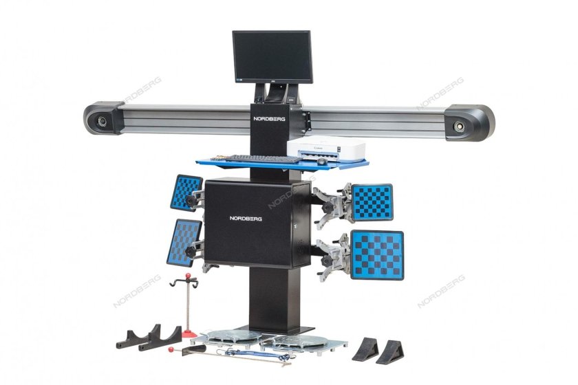 Стенд сход-развал nordberg 3d модель для подъемников c802