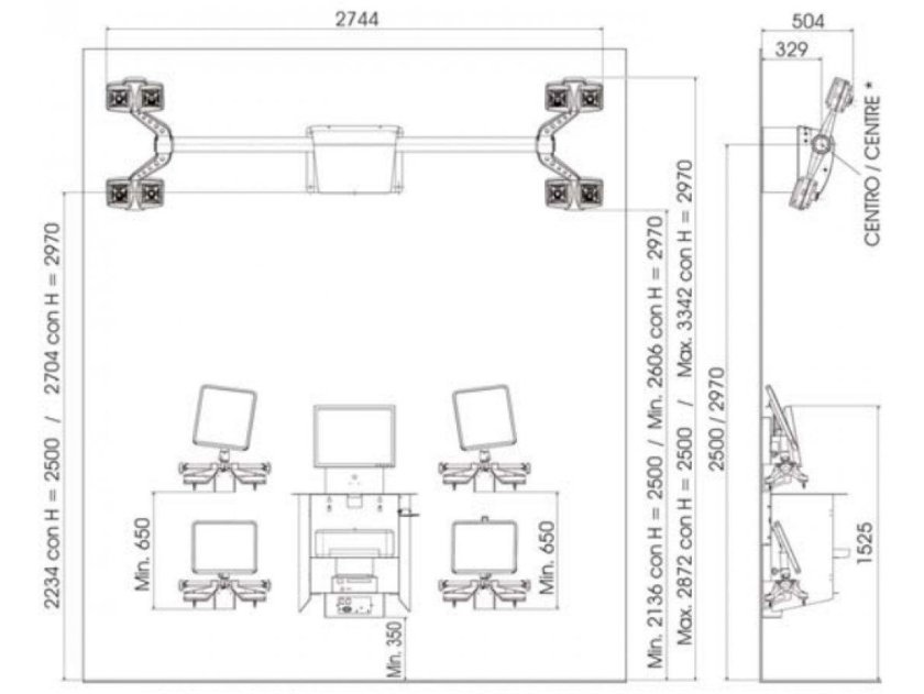 Стенд для сход развала HPA C 800