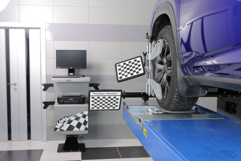 Стенд сход развал Техновектор 3