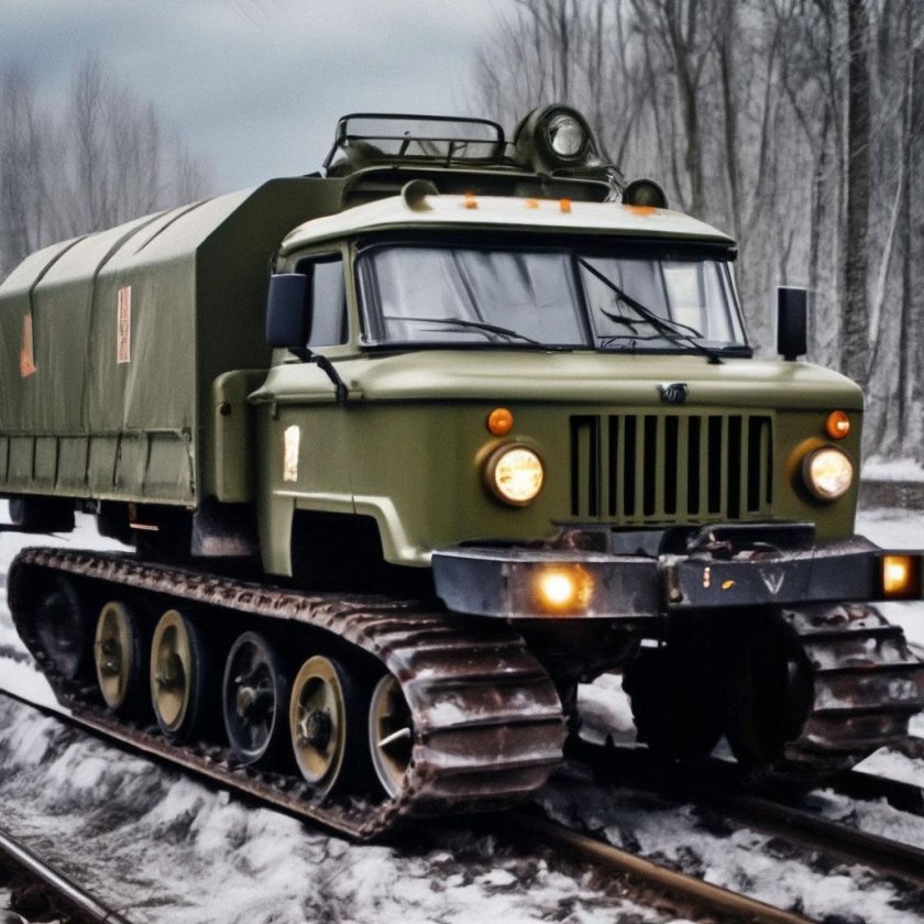 Ттс-34017 гусеничный снегоболотоход