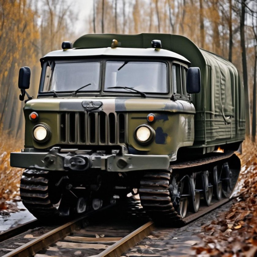 Шишига на гусеницах