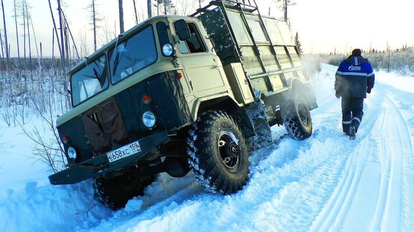 ГАЗ 66 на бездорожье