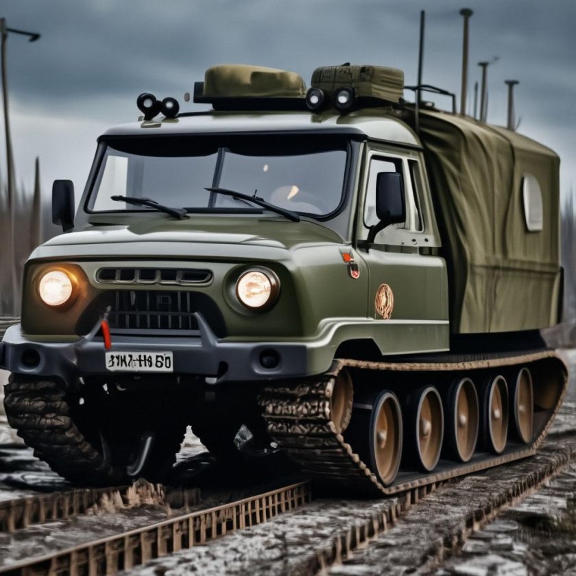 Снегоболотоход узола звм 2411