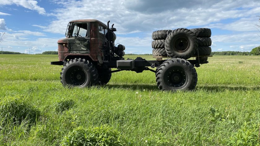 Трактор из ГАЗ 66 своими руками