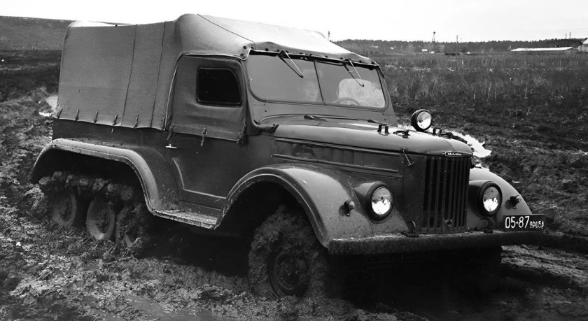 ГАЗ 69 снегоболотоход