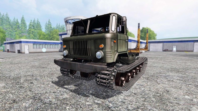 ГАЗ 66 гусеничный