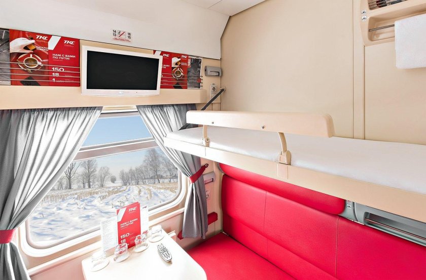 РЖД вагон 2т купе