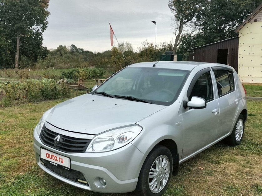 Рено сандеро серебристый 2013