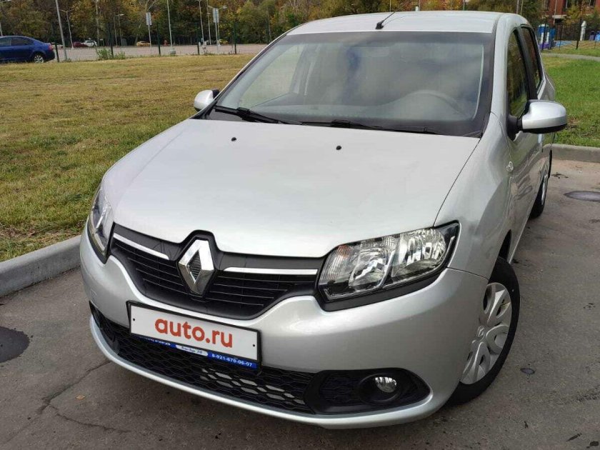 Рено Логан 2 серебристый
