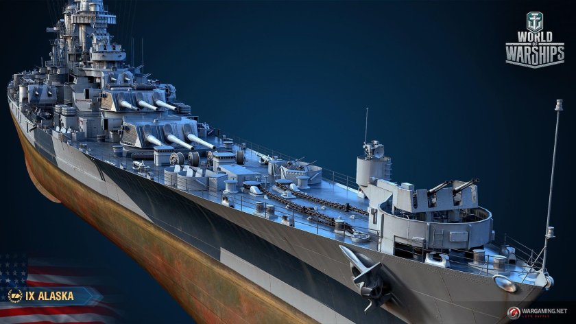 Американский линкор Аляска