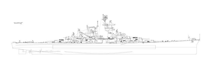 Линейный крейсер Аляска чертежи
