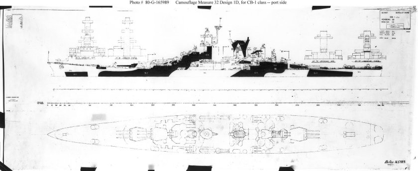 Линейный крейсер Аляска чертежи