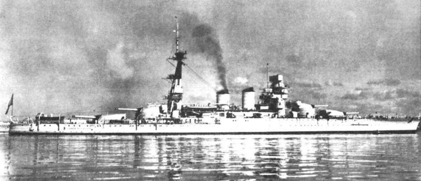 Итальянский линкор Конте ди Кавур