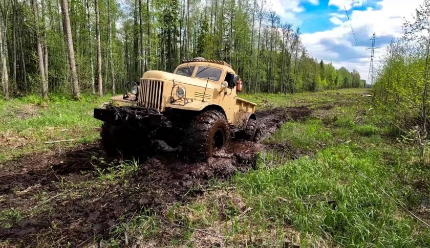 ЗИЛ 157 лесоруб