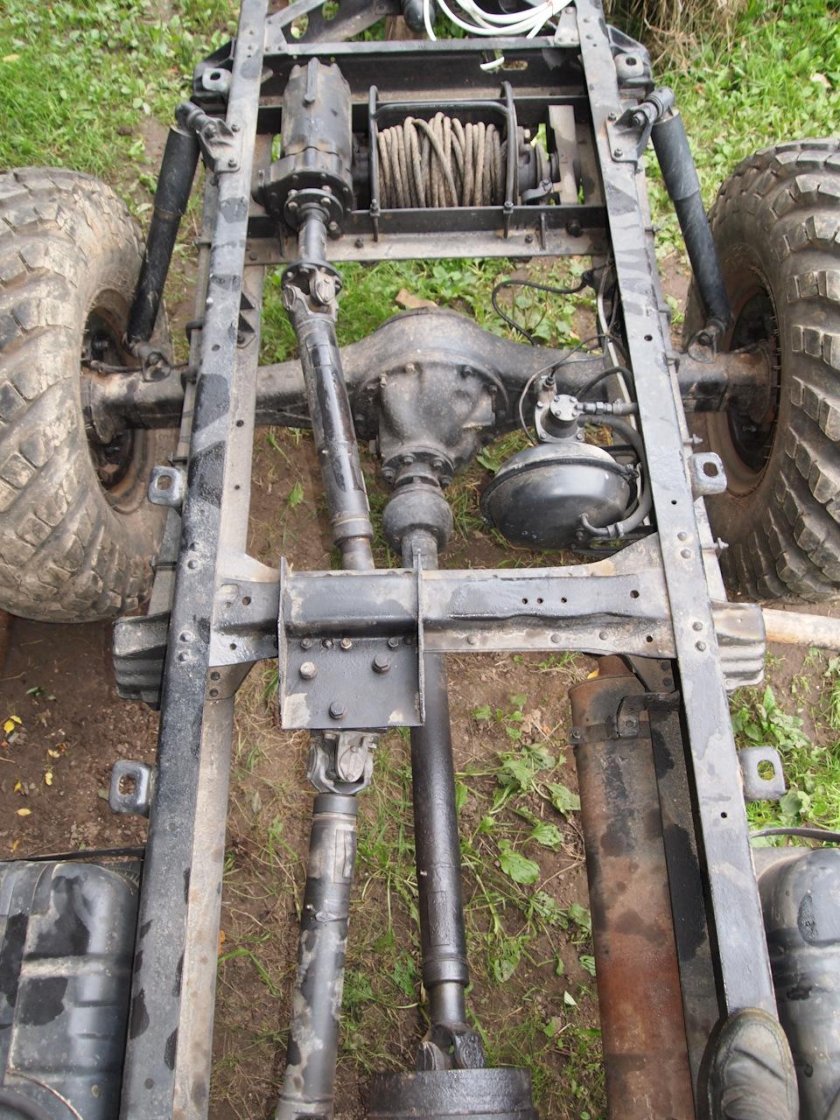 Рама с раздаткой ГАЗ 66