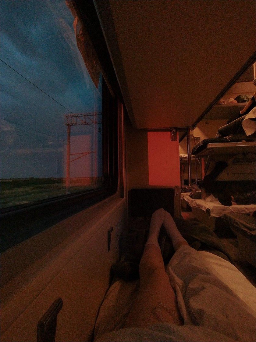 Поезд плацкарт эстетика