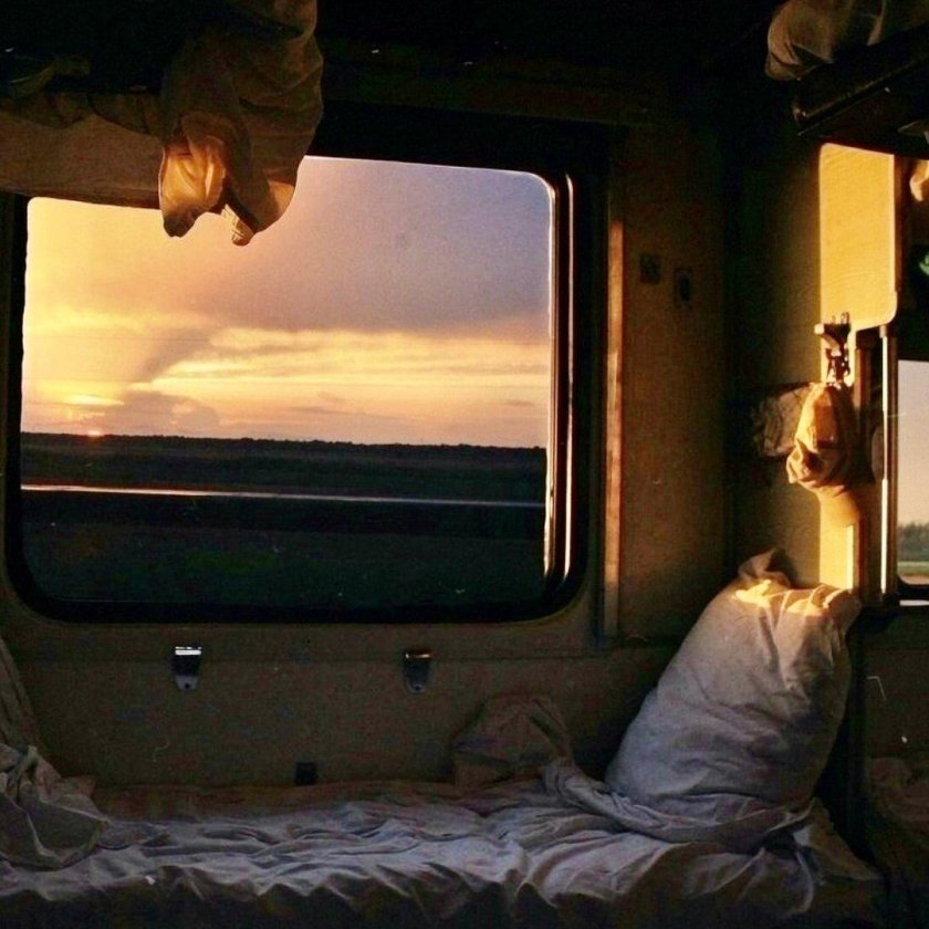 Окно поезда