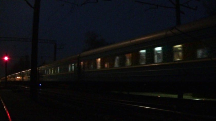 Вид из окна поезда нгчь