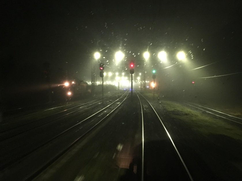 Ночь из кабины машиниста