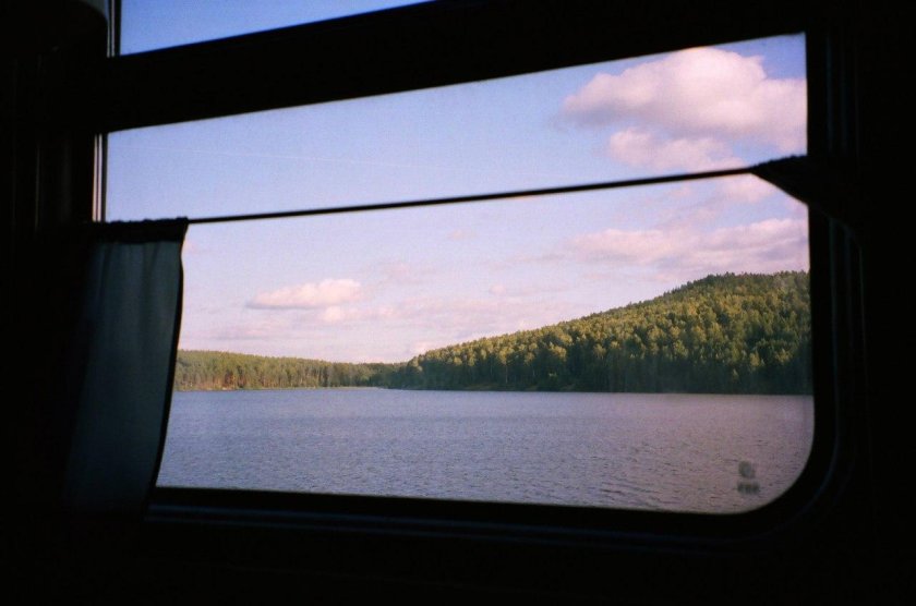 Окно поезда