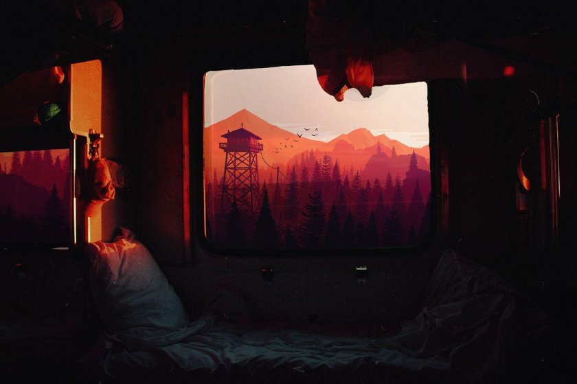 Окно вагона